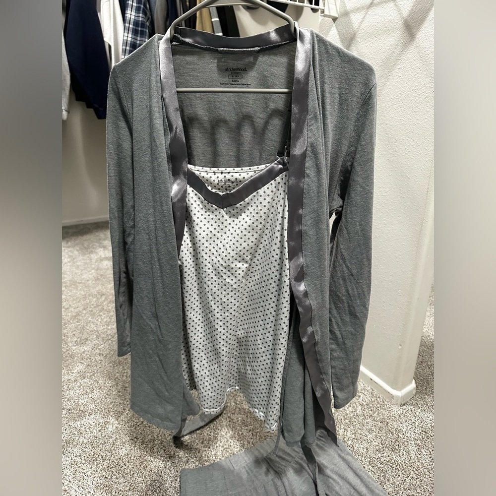 Motherhood maternity nursing PJ set